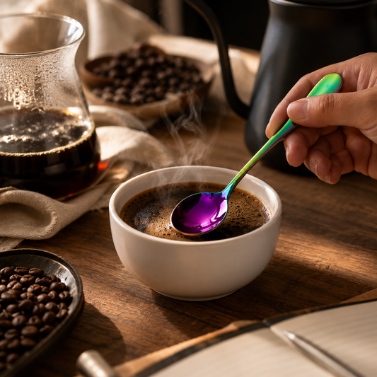 Cuchara de Catacion para Cafe Tornasol