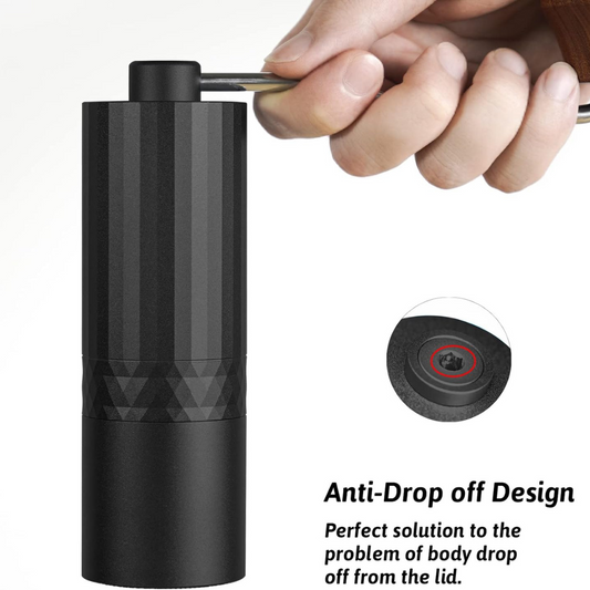 Molinillo Manual para Café de Presicion Ajustable Gris Brillante 35gr