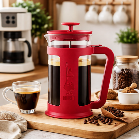Cafetera Prensa Francesa Bialetti 350ml Roja