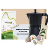 Kit Hogar Italiano | Moka 150ml + Café Insignia + Mensaje Personalizado