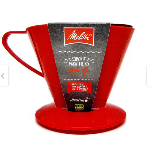 Melitta Roja Original #4 Hasta 8 Tazas