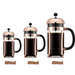Cafetera de Embolo Prensa Francesa Bronce Disponible 350ml-600ml-800ml