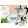 Kit Hogar Italiano | Moka 150ml + Café Insignia + Mensaje Personalizado