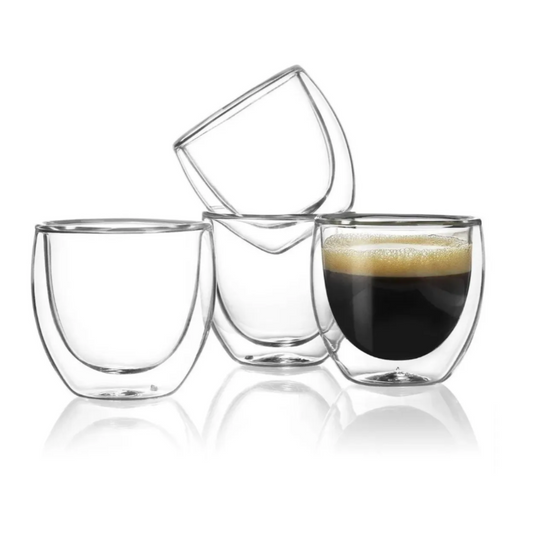Kit V60 para Compartir | Cafetera V60-02 + 2 Vasos de Doble Fondo 80 ml + Server 01 + Café Insignia + Caja Tipo Regalo