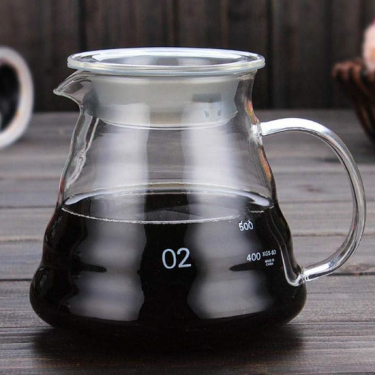 Server de Café 600ml Cristal Borosilicato de Alta Calidad