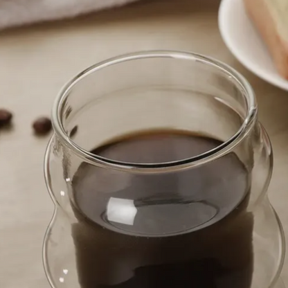 Taza Doble Pared Borosilicato 400ml