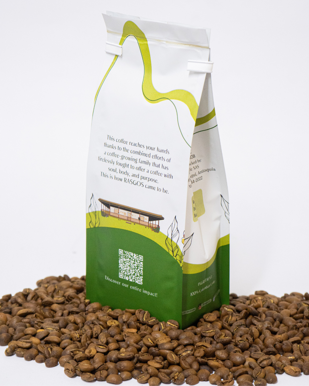 Kit Prensa Oro Rosa | Prensa Oro Rosa 350ml + Molino Acero Inoxidable 50gr + Café Insignia 250gr + Cuchara Medidora + Chocolatina de Cacao