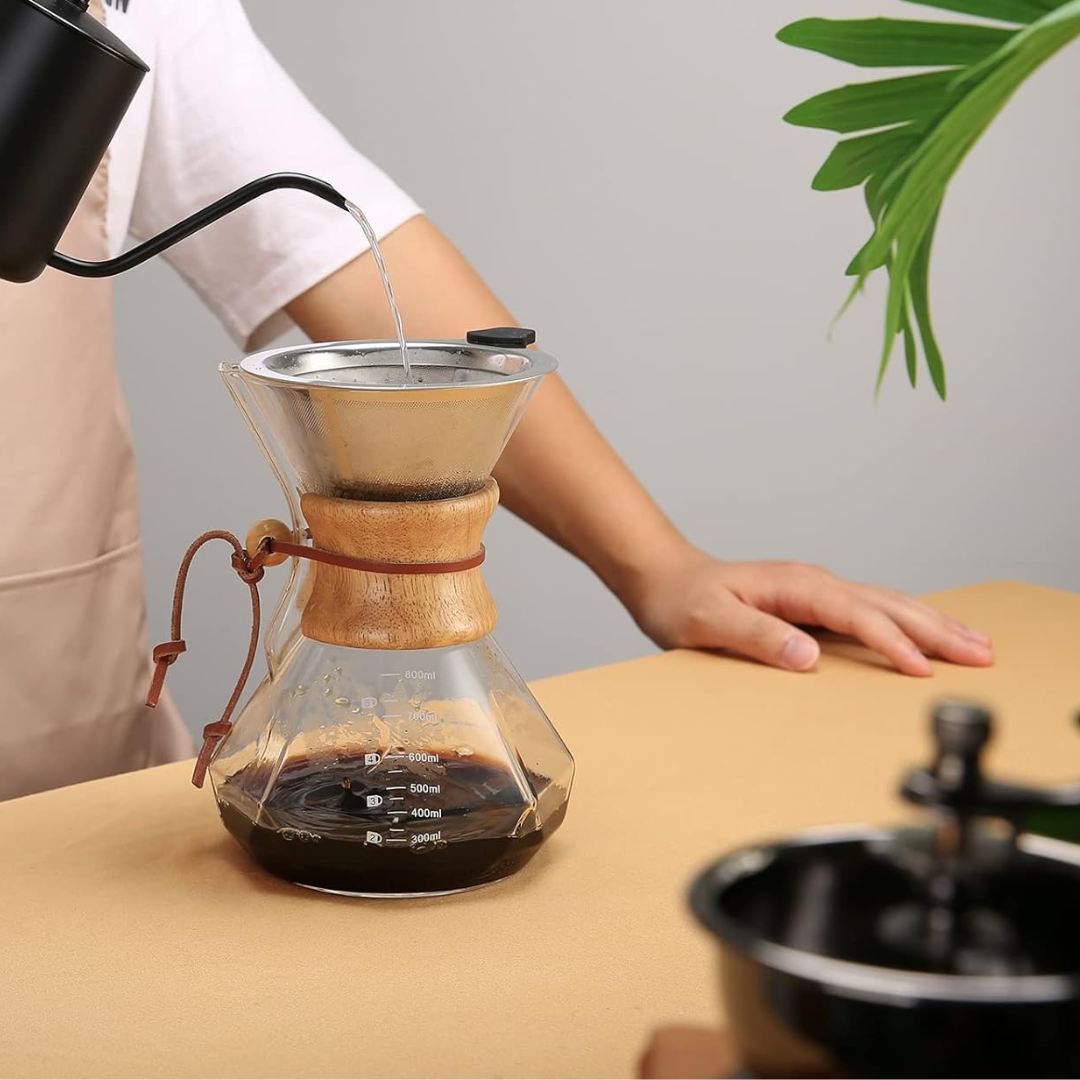 Cafetera Tipo Chemex Diseño Diamante 800ml