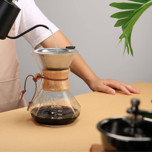 Cafetera Tipo Chemex Diseño Diamante 800ml