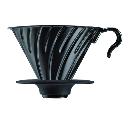 V60 Hario Dripper Original Metalico Negro Mate #02