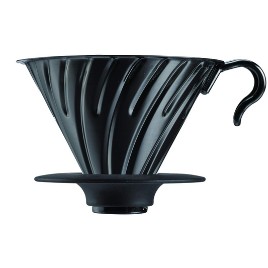 V60 Hario Dripper Original Metalico Negro Mate #02