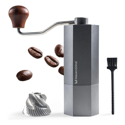 Moledor para Café Gris Ajustable Acero Inoxidable 35gr
