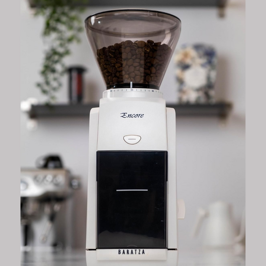 Baratza Encore Blanco Molino de Café Profesional con 40 Ajustes de Molienda