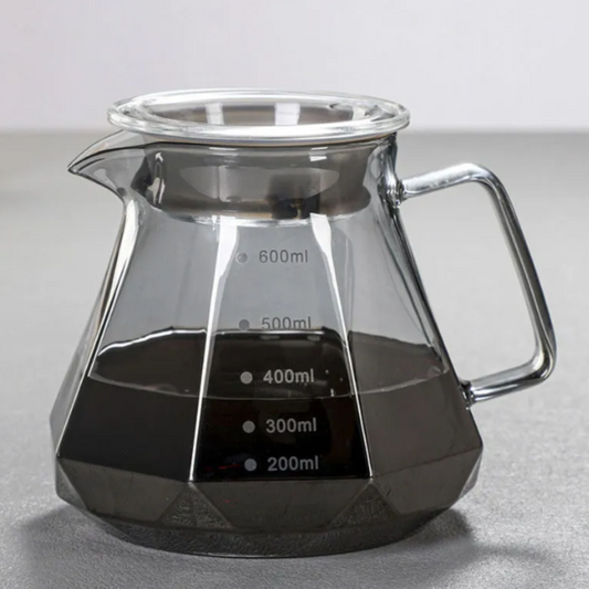 Jarra Server de Barismo Pro Diamante Humo 600ml para Métodos Filtrados