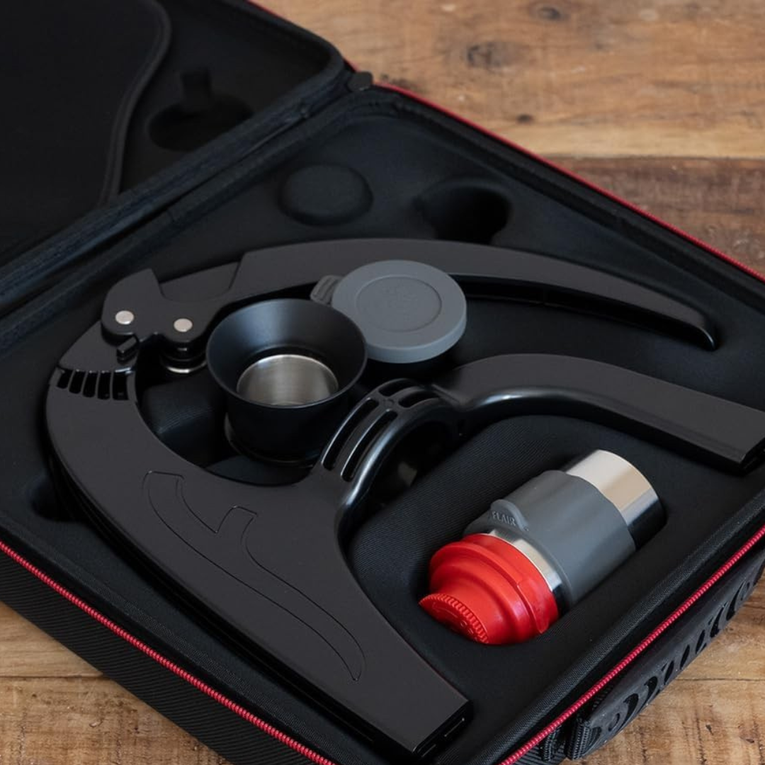 Cafetera Flair NEO Flex Espresso Manual con Maleta Viajera