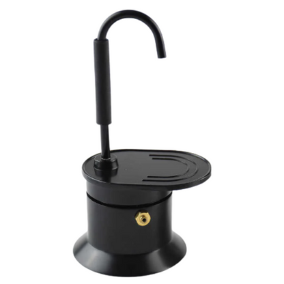 Cafetera Italiana Negra 1 Taza en Aluminio Espresso Machine