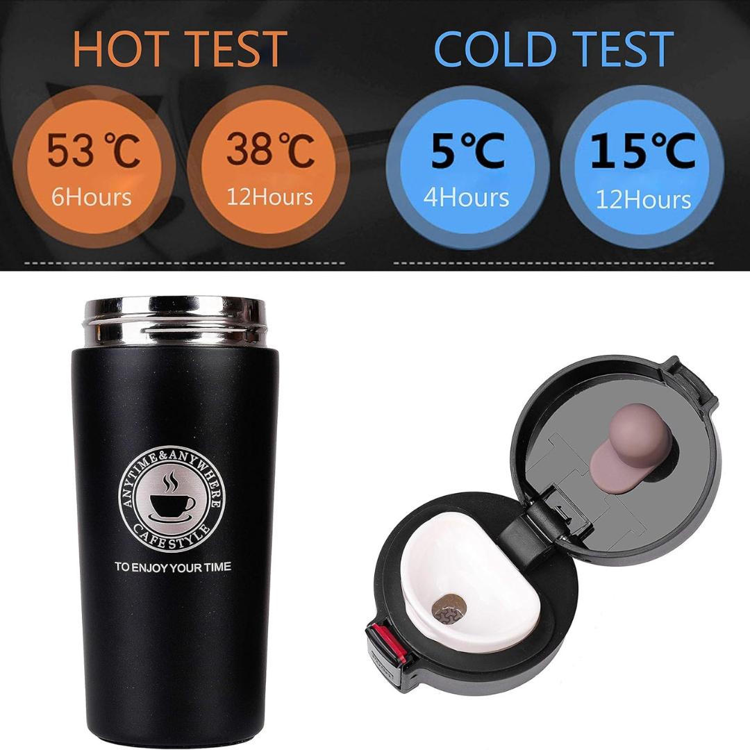 Combo Termo Vaso + Café Especial Insignia 250g + Cuchara Medidora 8g