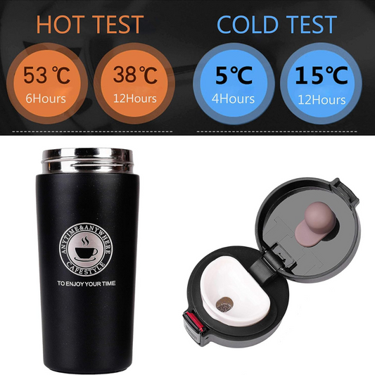 Combo Termo Vaso + Café Especial Insignia 250g + Cuchara Medidora 8g