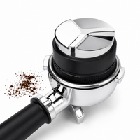 Tamper Distribuidor Nivelador Maquina Espresso de Cafe 51 mm Ajustable