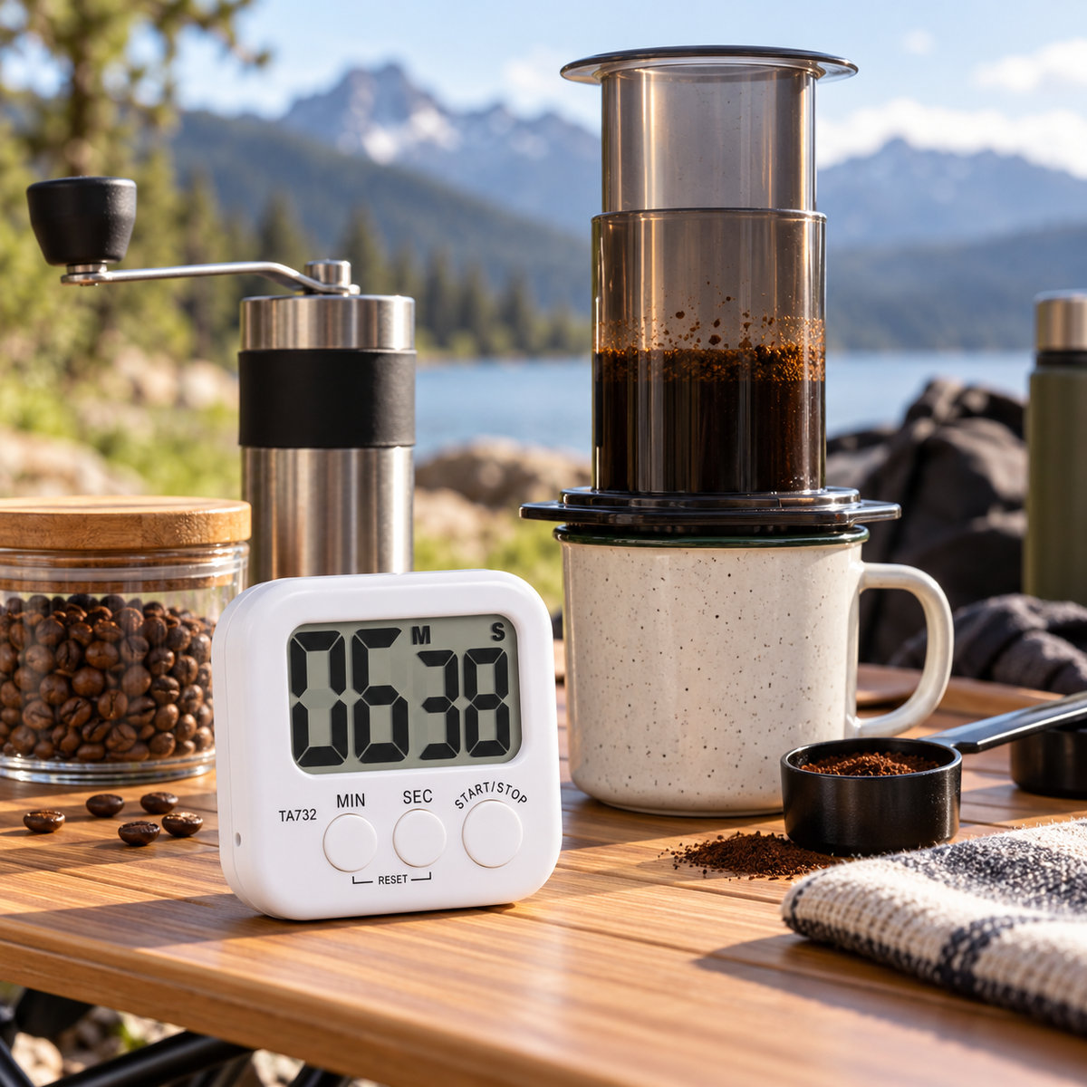 Cronometro Digital para Cafe y Cocina