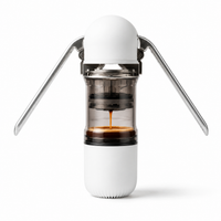 Cafetera Maquina Espresso Manual Portatil Para Viajes 15 Bares de Presion