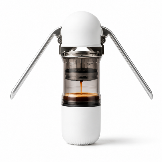 Cafetera Maquina Espresso Manual Portatil Para Viajes 15 Bares de Presion