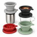 Dripper V60 Plegable de Cafe Tipo Origami Kalita y Timemore B75 para Viaje
