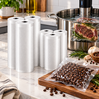Rollos para Selladora al Vacio x6 | 8" y 11" para Cafe y Alimentos