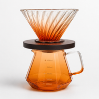 Kit Cafetera Dripper V60 Star 02 con Server Vidrio 600ml