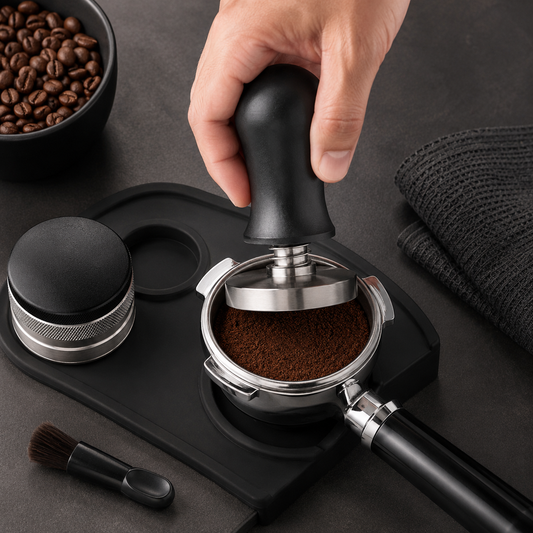 Tamper Pisador Cafe Maquina Espresso 49 mm con retorno interno