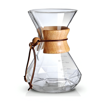 Cafetera Percoladora Pour Over Diamante 600ml