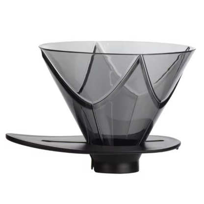 Hario V60 Dripper MUGEN 02 Negro Transparente