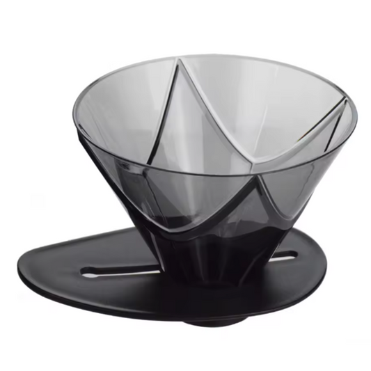 Hario V60 Dripper MUGEN 02 Negro Transparente