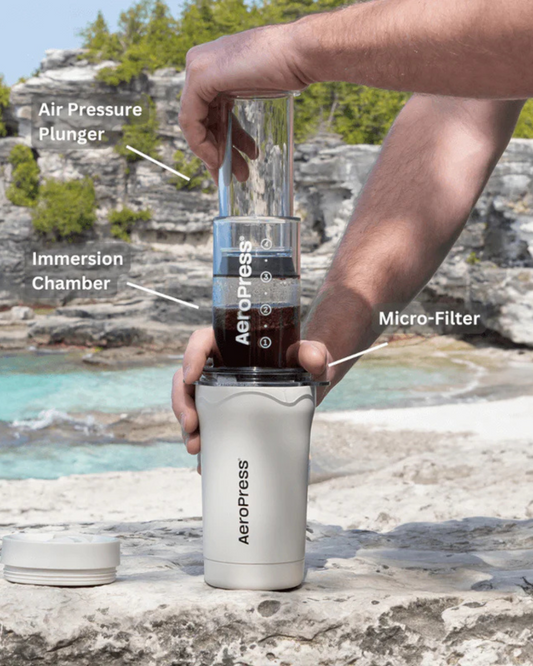 Cafetera AeroPress Go Plus Portatil para Camping Crema