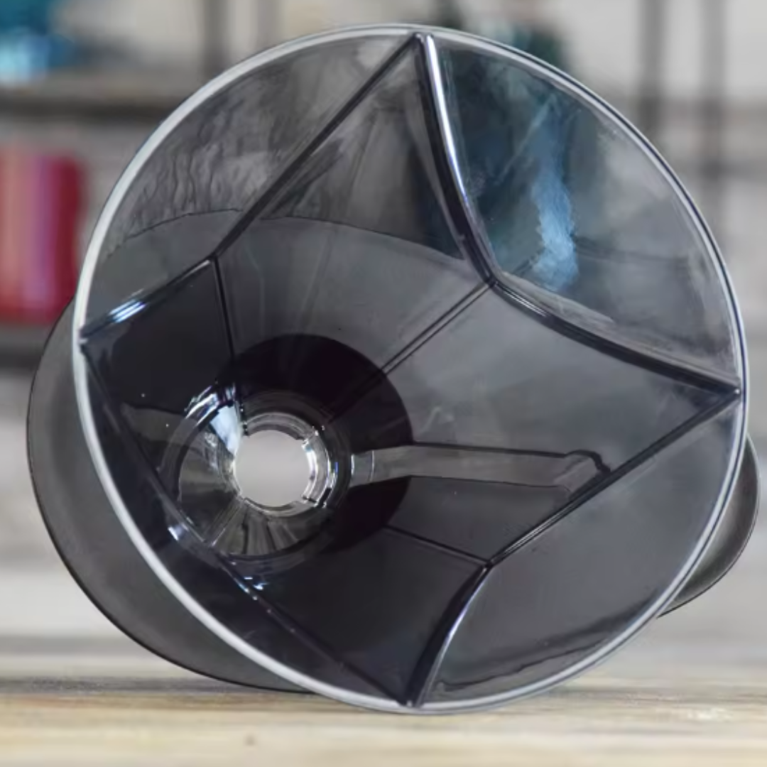 Hario V60 Dripper MUGEN 02 Negro Transparente