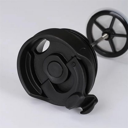 Termo Prensa Portátil para Viajes Rosa 350ml