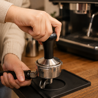 Tamper para Cafe 58mm Maquina Espresso en Acero Inoxidable