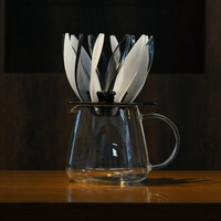 Cafetera de Goteo Suiren Genérica color Negro y Transparente