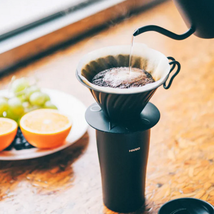 V60 Hario Dripper Original Metalico Negro Mate #02