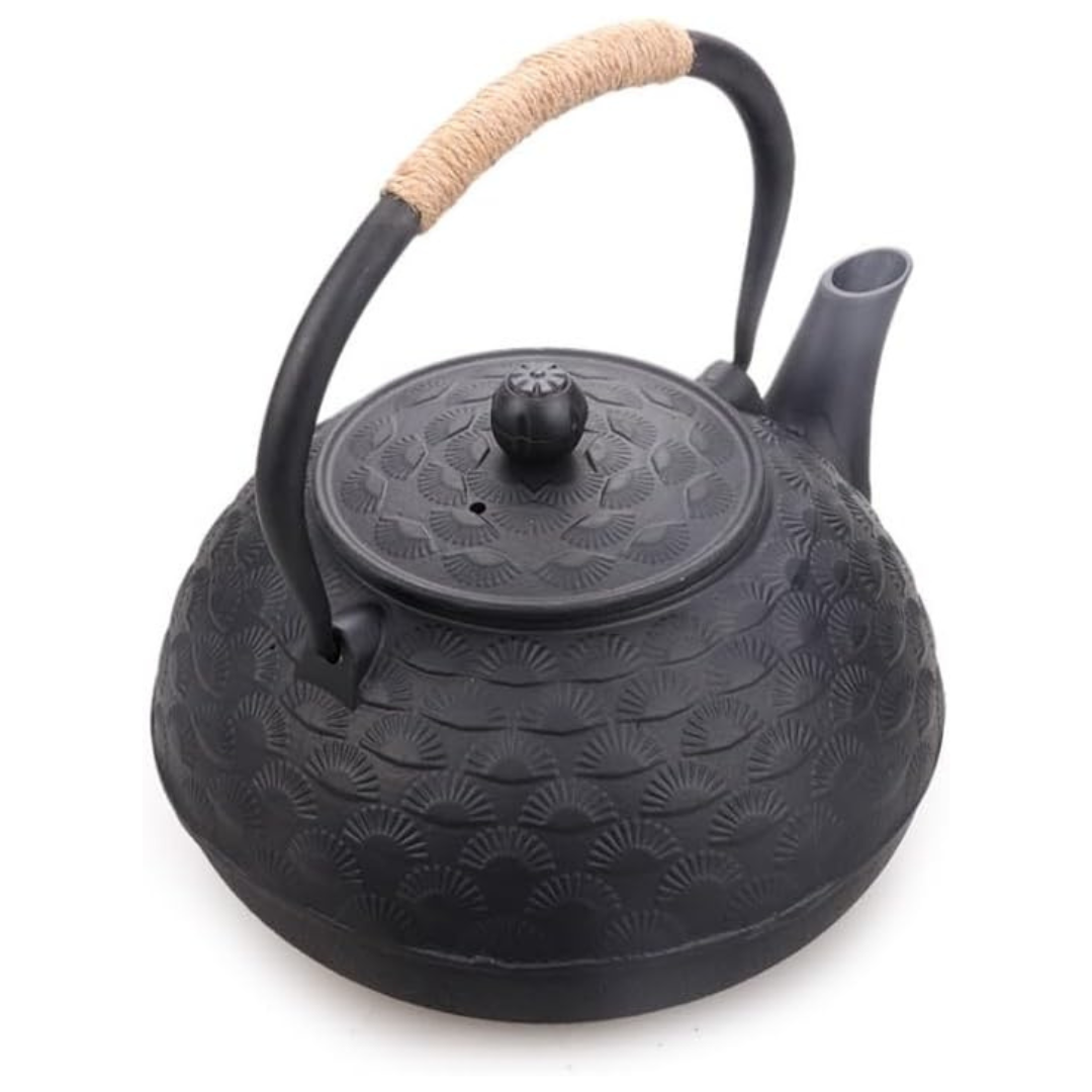 Tetera Japonesa Negra en Hierro Fundido Con Infusor 1.8Lt