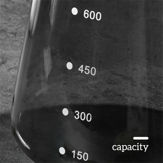 Servidor Pro de Café Gris Cristal Borosilicato 600ml