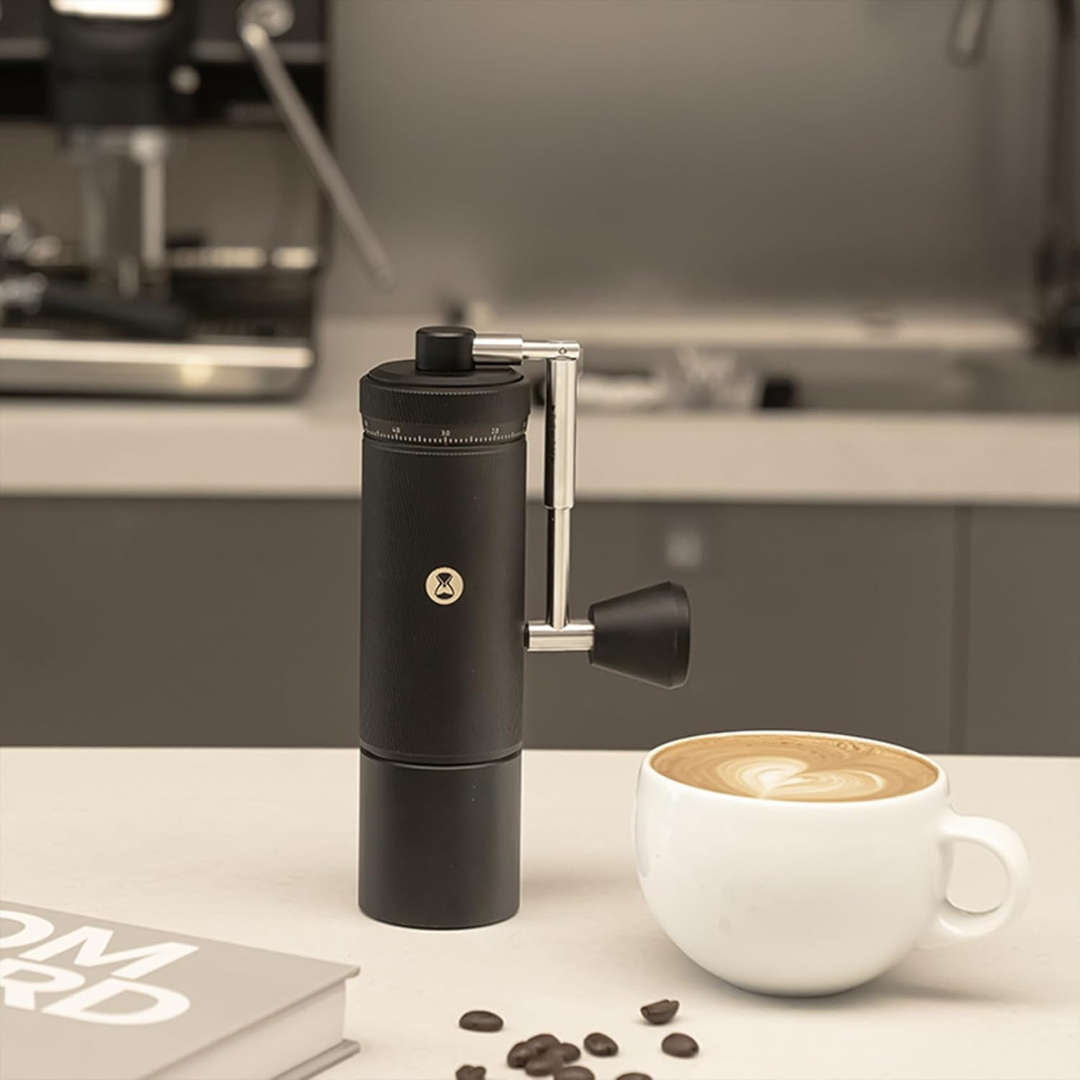 TIMEMORE S3 - Molino Profesional Manual para Café Negro Ajuste Externo Mango Plegable