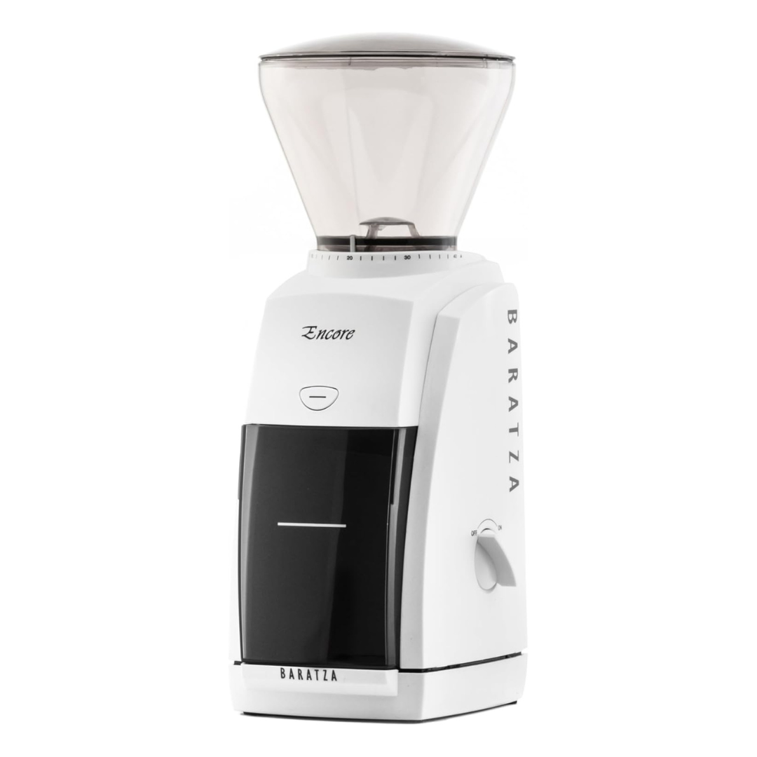 Baratza Encore Blanco Molino de Café Profesional con 40 Ajustes de Molienda