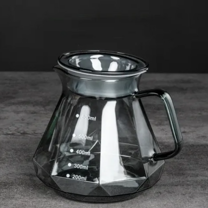 Jarra Server de Barismo Pro Diamante Humo 600ml para Métodos Filtrados