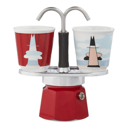 Moka Bialetti Mini Express Magritte 2 Tazas