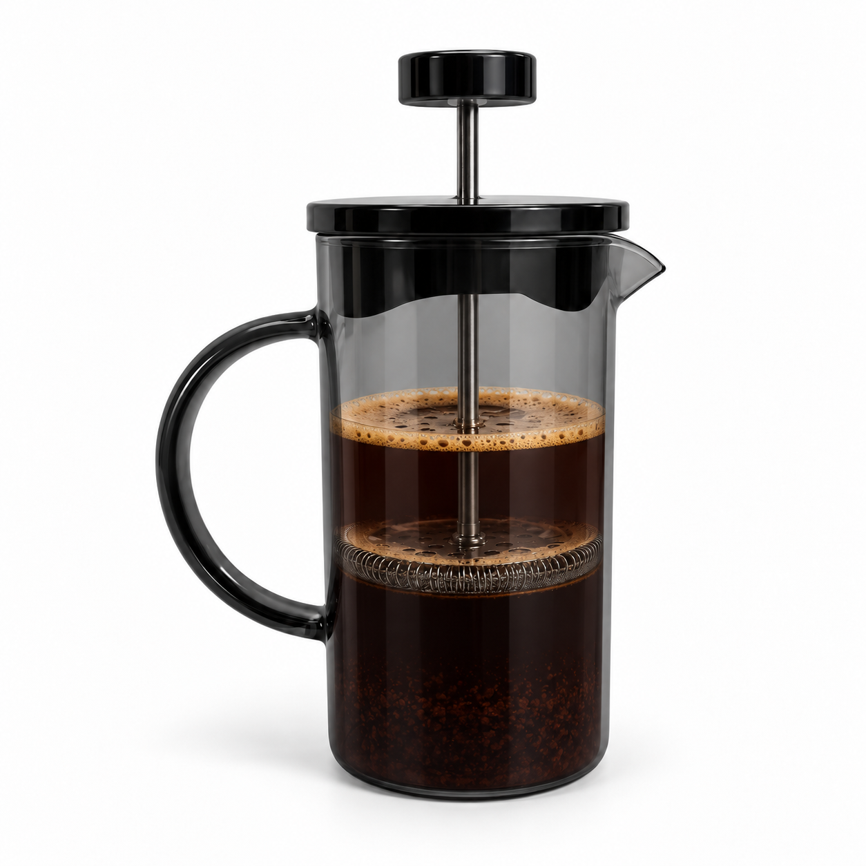Cafetera Prensa Francesa Clear Black 350 ml