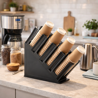 Dispensador Organizador de Vasos Desechables para Café