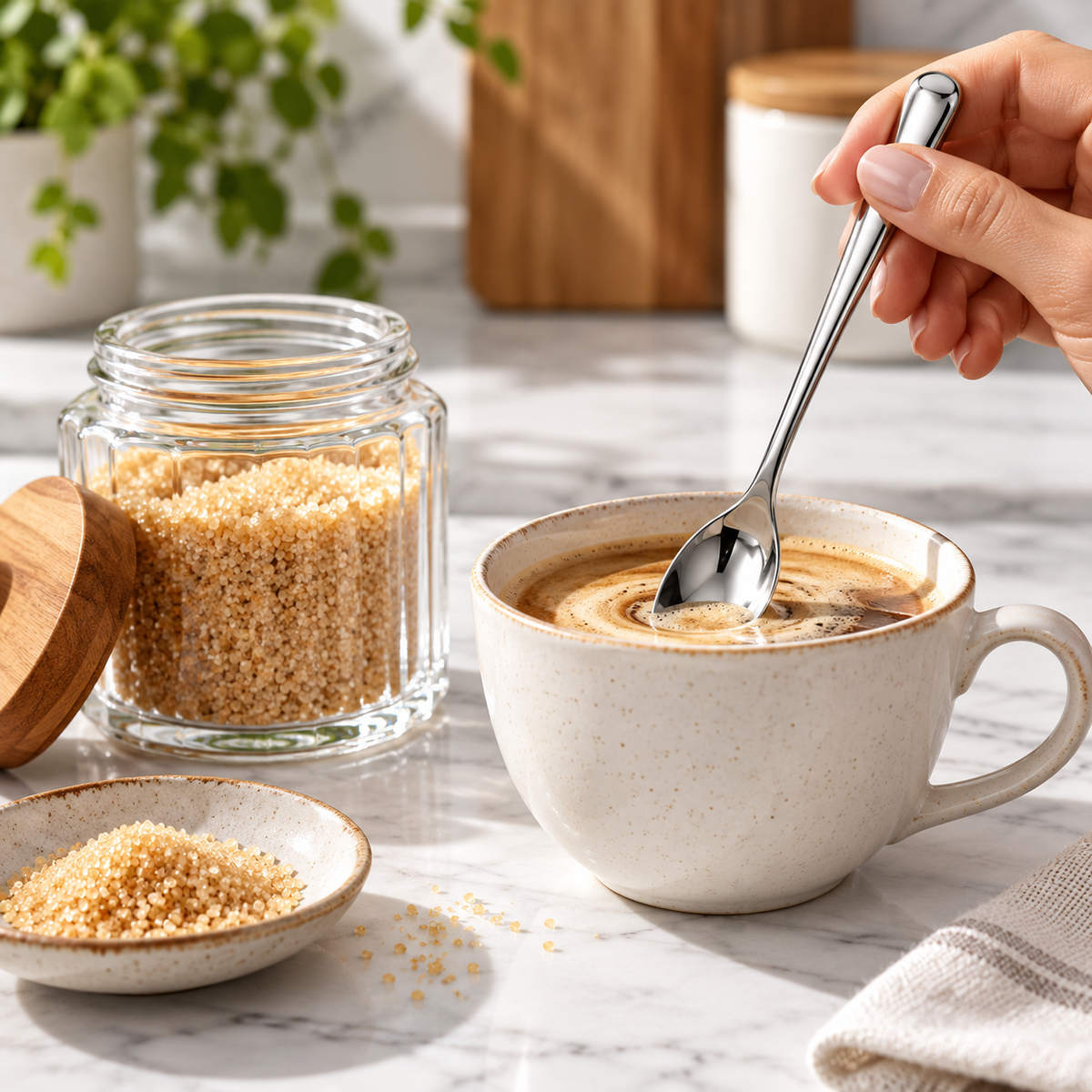 Cuchara Larga para Café y Postres en Acero Inoxidable 20,5 cm