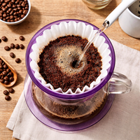 Dripper Café Goteo Tipo TIMEMORE B75 Transparente Morado