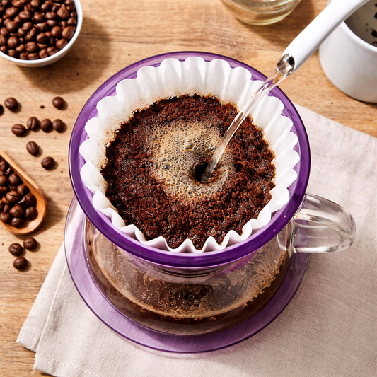 Dripper Café Goteo Tipo TIMEMORE B75 Transparente Morado